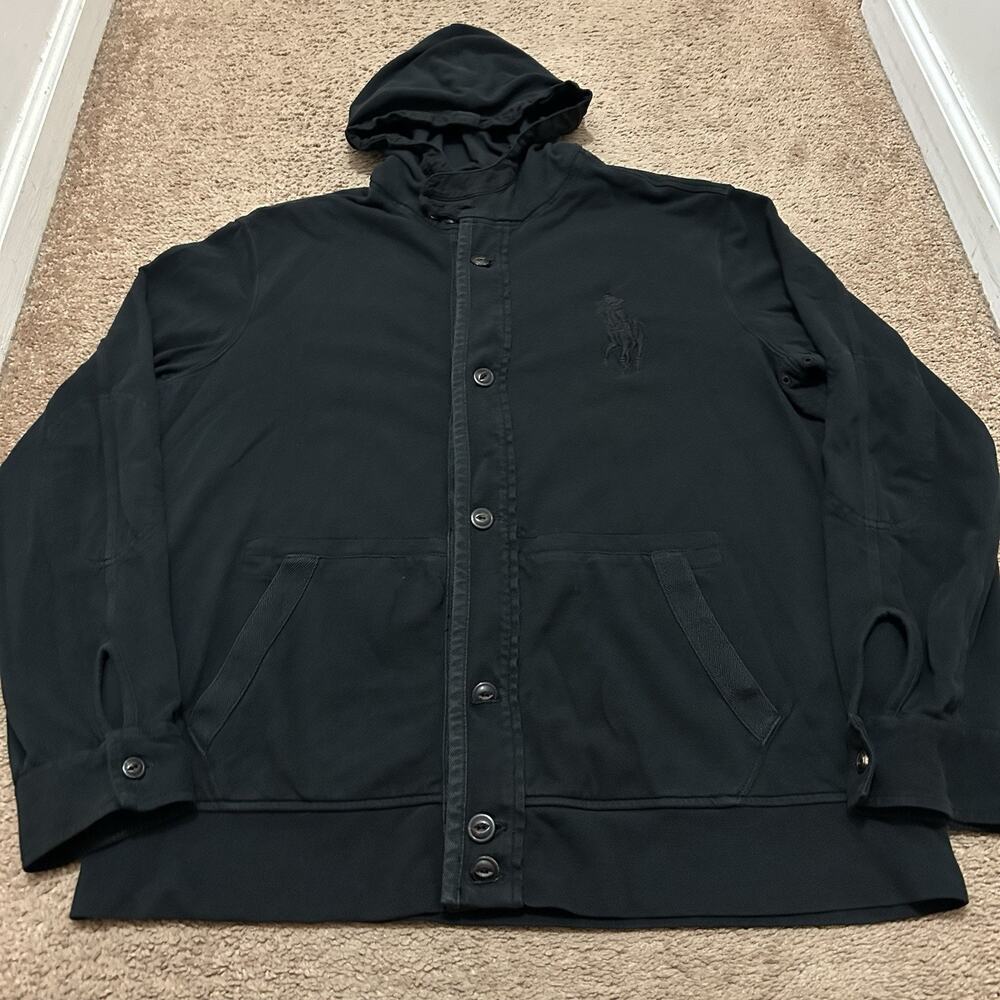 Polo Ralph Lauren Hooded Cardigan Size XL Big Pony